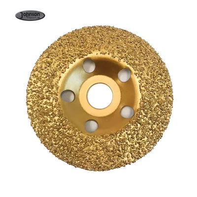Gold Buffing Tungsten Carbide Grinding Disc For Roughing Rubber And Fabric
