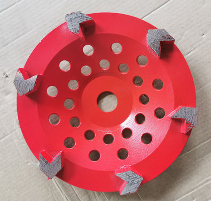 Arrow segment Diamond Cup Diamond Grinding Wheels Grinding Concrete With Customized Color