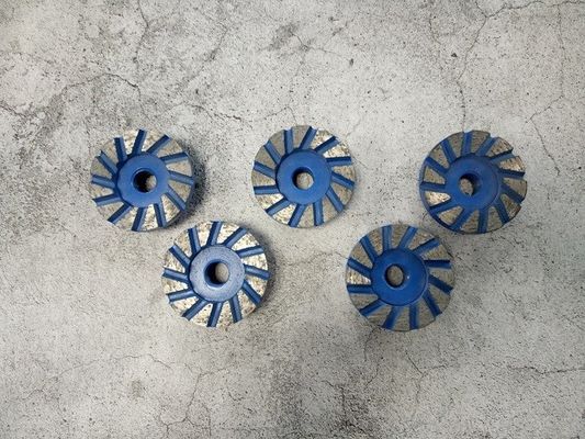 Out Diameter 50mm Turbo Cup Diamond Grinding Wheels For Stone Or Concrete